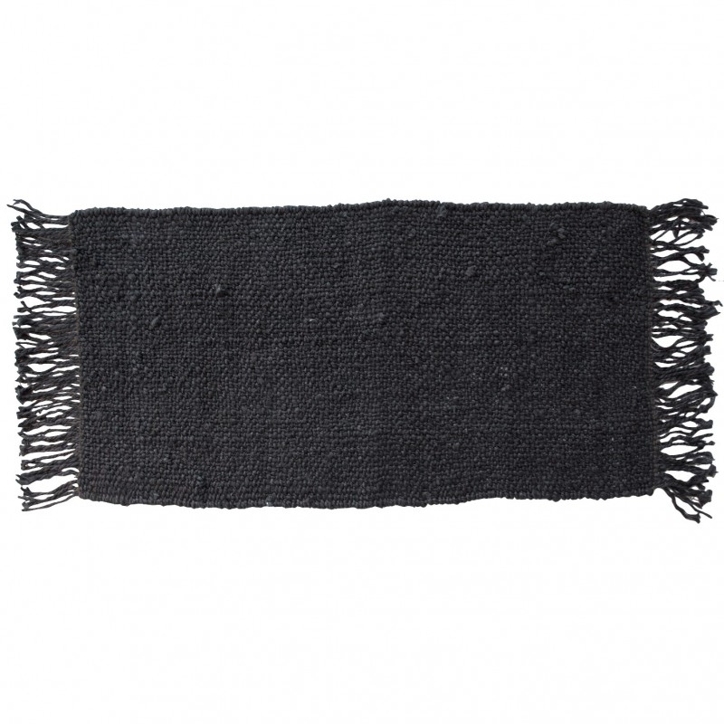 RUG JUTE BLACK